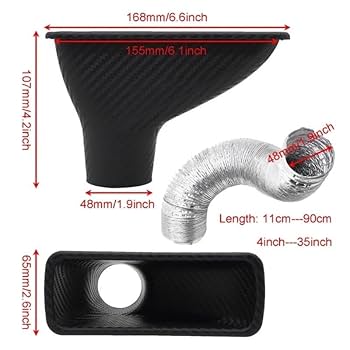 超レア eifel製 BE5/BH5 後期 カーボン エアインテークダクト 超レア eifel製 BE5/BH5 後期 カーボン エアインテークダクト